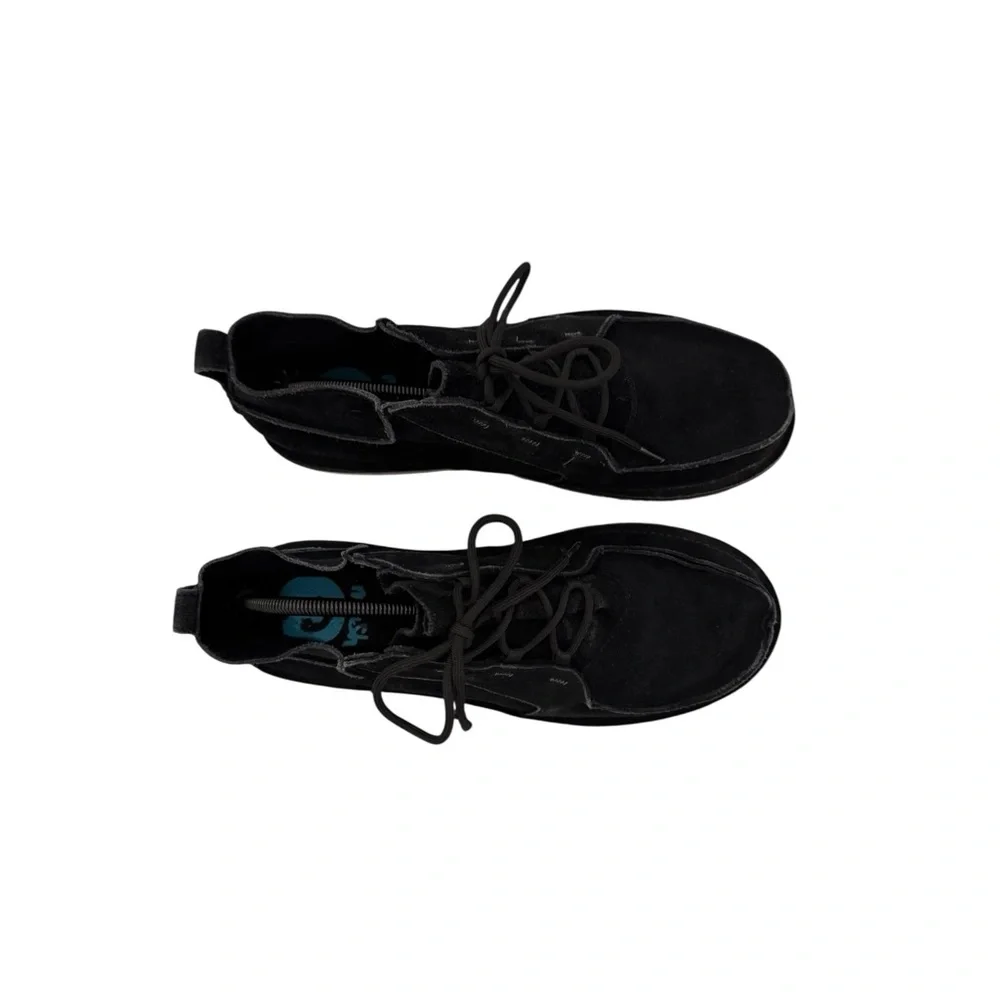 Teva Mush Atoll Black Suede Lace-Up Chukka Boots